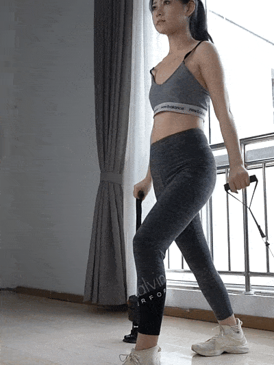 حبل سحب مقاوم للياقة البدنية مع شفط