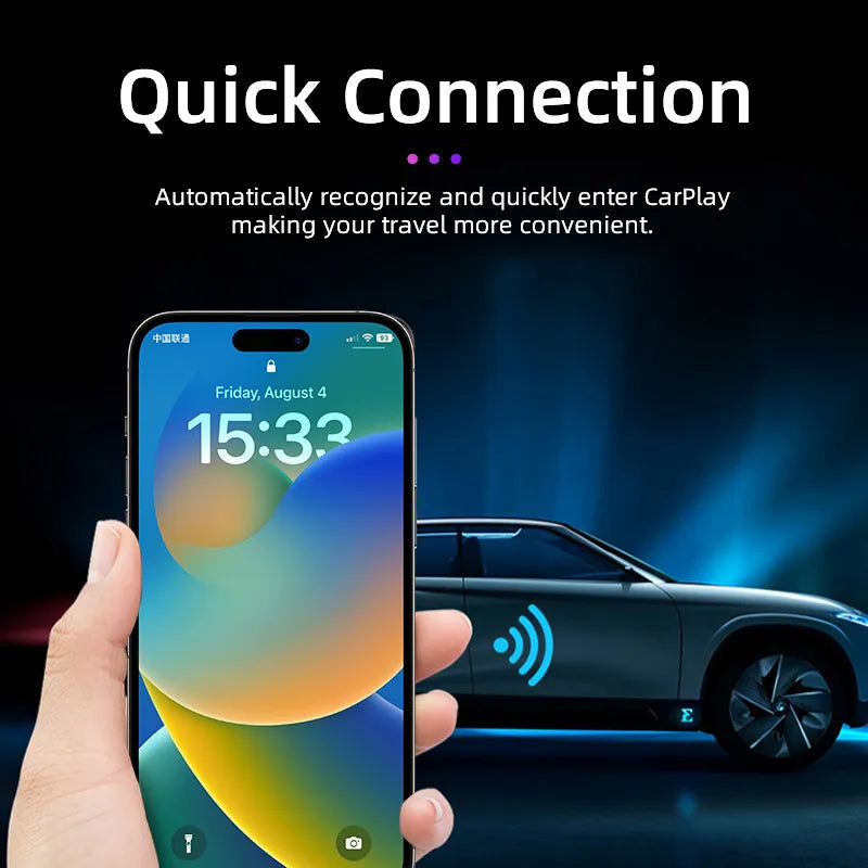 محول CarPlay اللاسلكي لأجهزة Apple