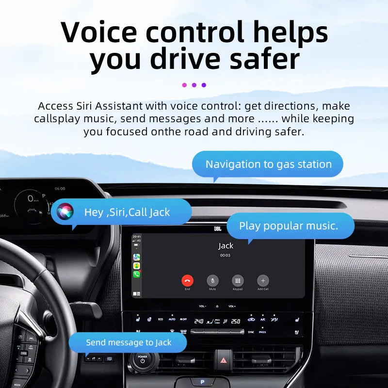 محول CarPlay اللاسلكي لأجهزة Apple