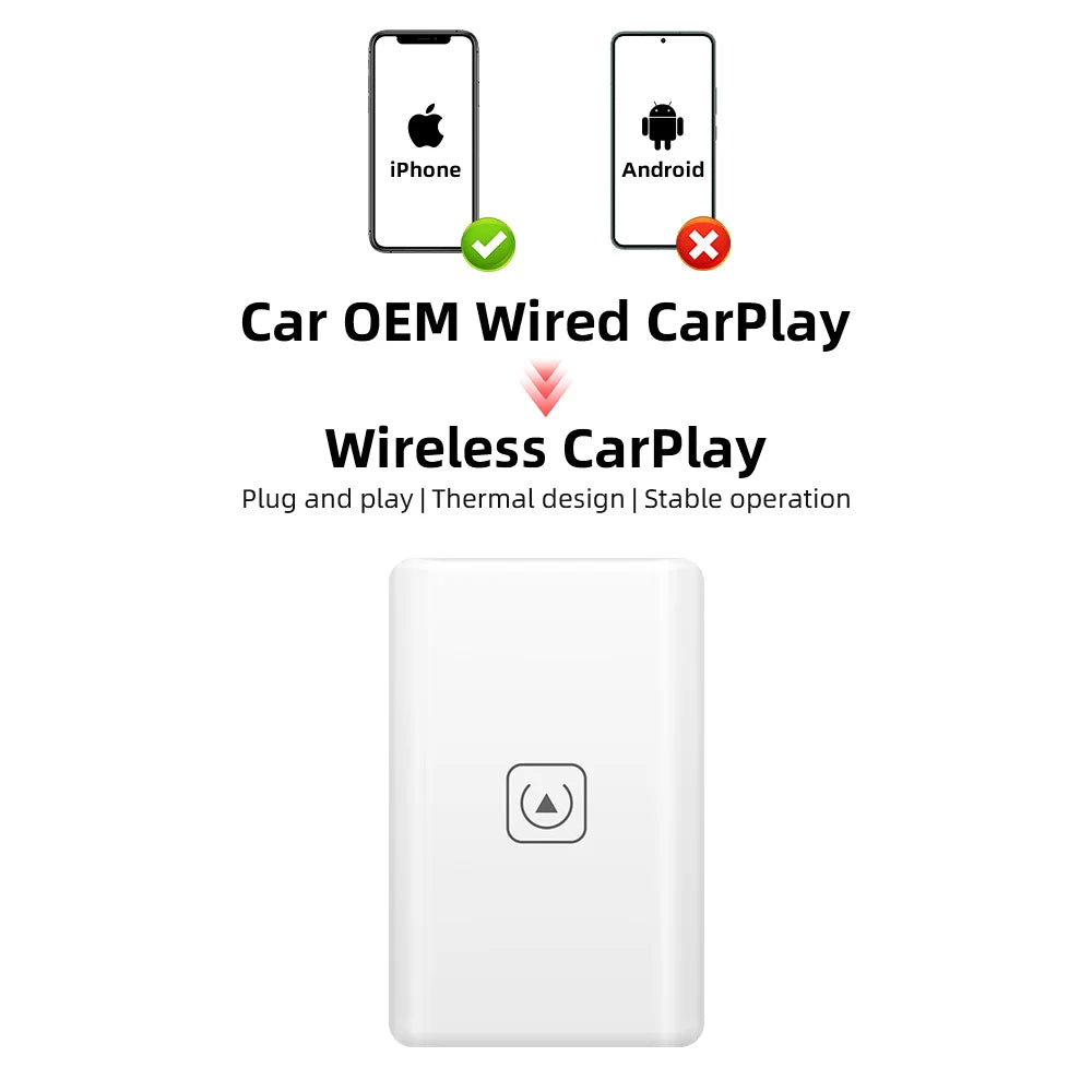 محول CarPlay اللاسلكي لأجهزة Apple