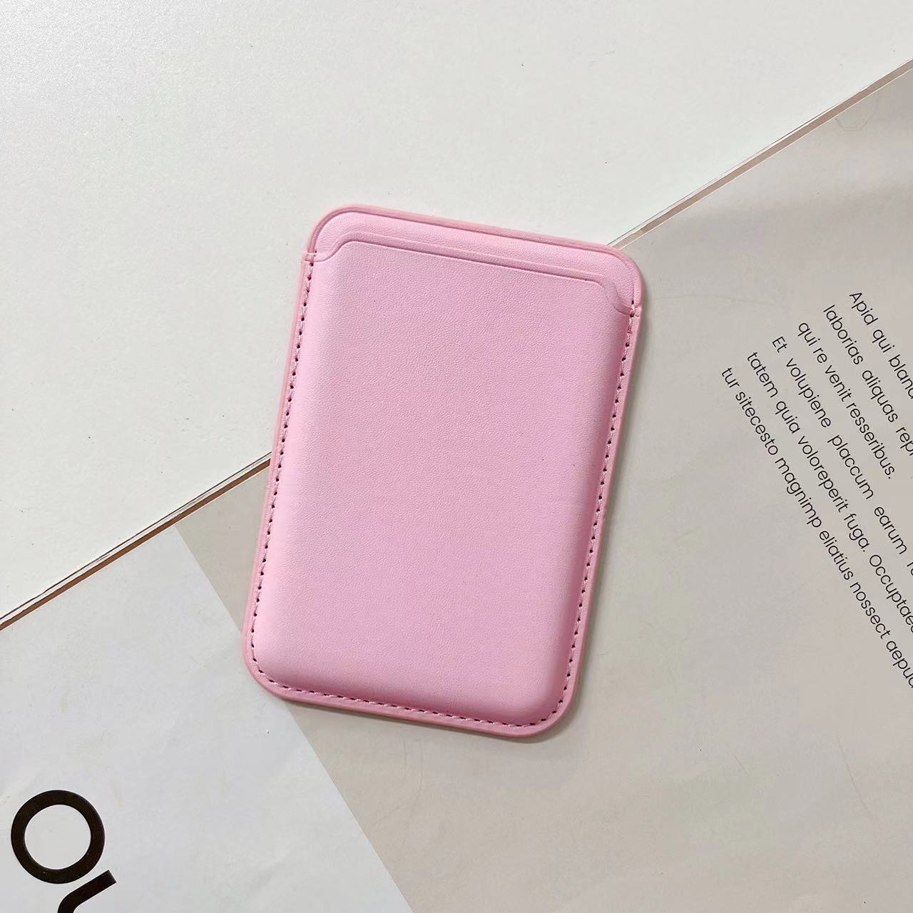 حامل بطاقات جلدي مغناطيسي لجهاز iPhone من MagSafe